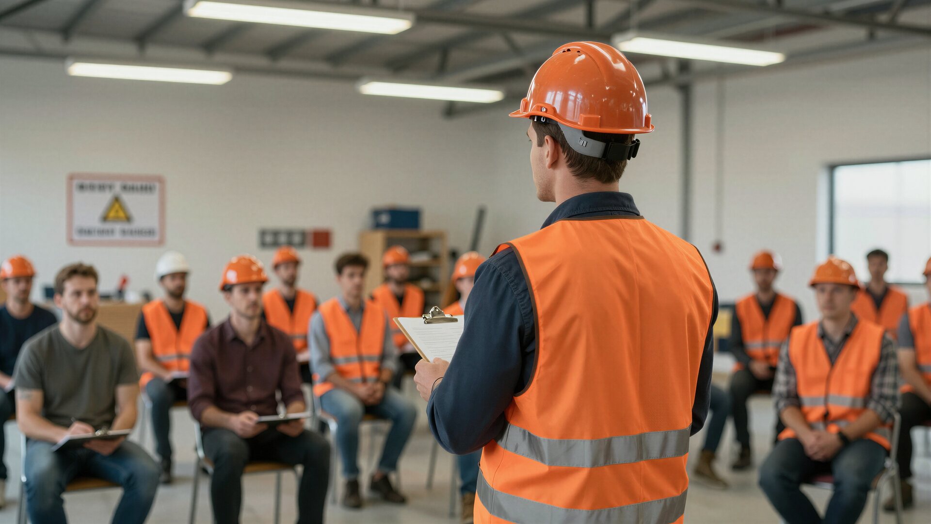 Uczestnicy wielodniowego szkolenia teoretycznego podczas zajęć z materiałami